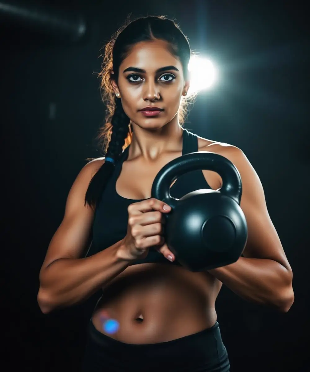 Priya (demo story) — sample transformation visual